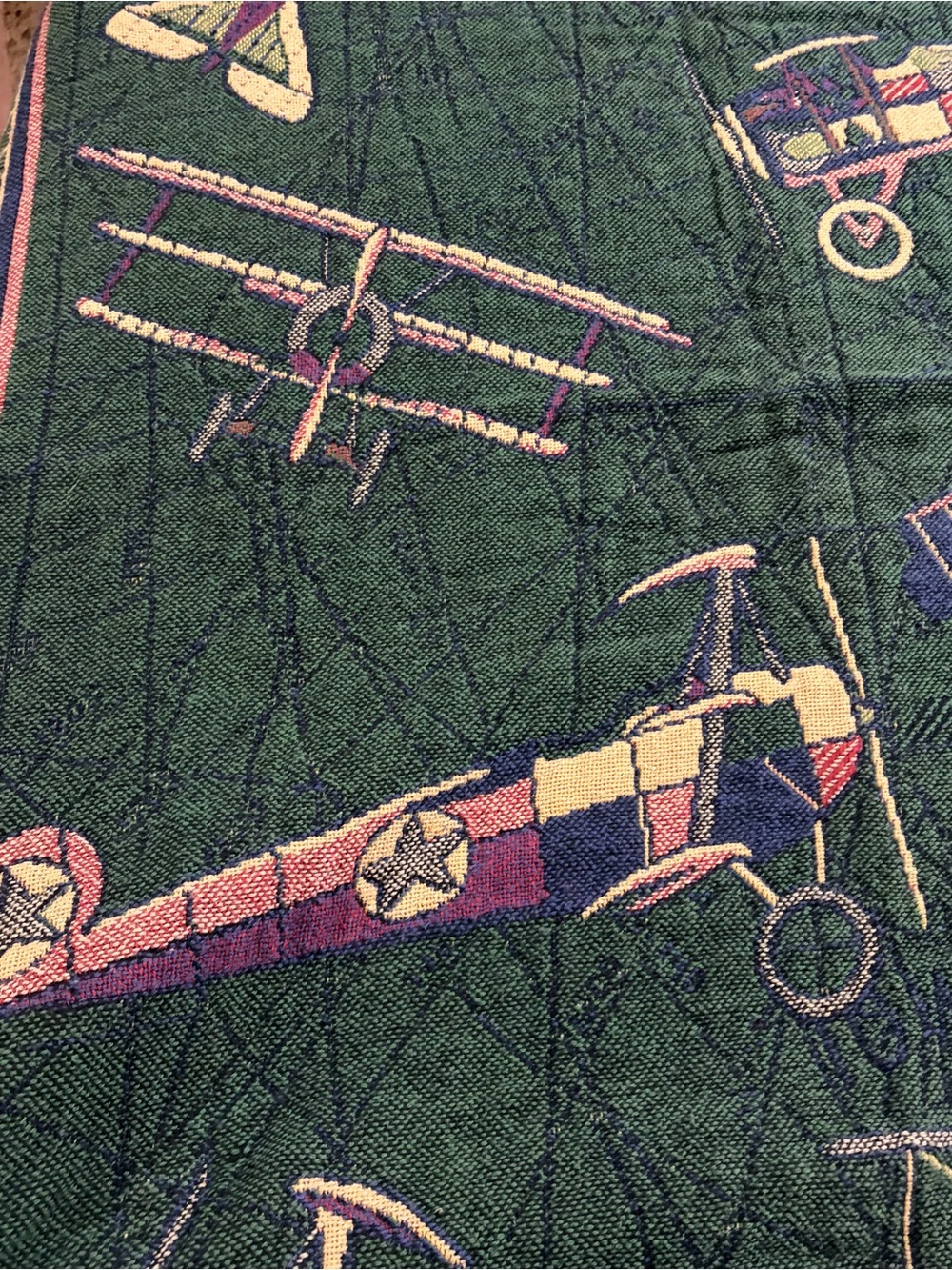 Vintage Goodwin Weavers Tapestry Throw